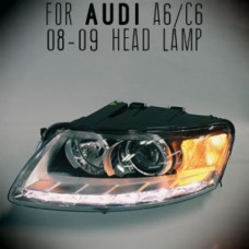 AUTO LAMP LED PROJECTOR HEADLIGHTS FOR AUDI A6/C6 2007-11 MNR